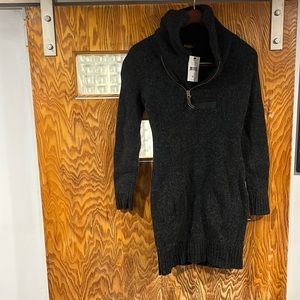 Ruby brand charcoal sweater dress